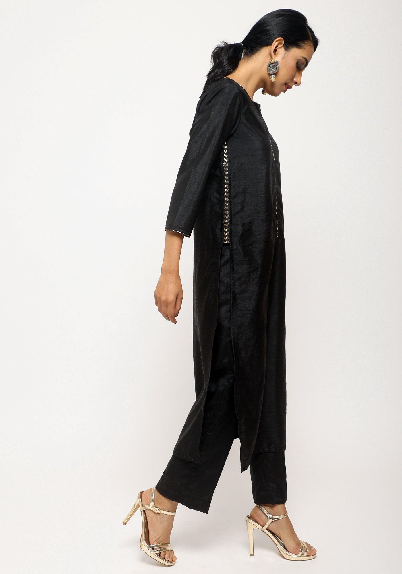 trueBrowns Black Foil High Slit Set - Distacart