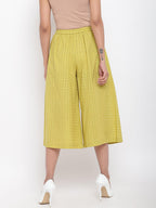 trueBrowns Green Cotton Pant