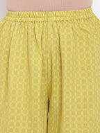trueBrowns Green Cotton Pant
