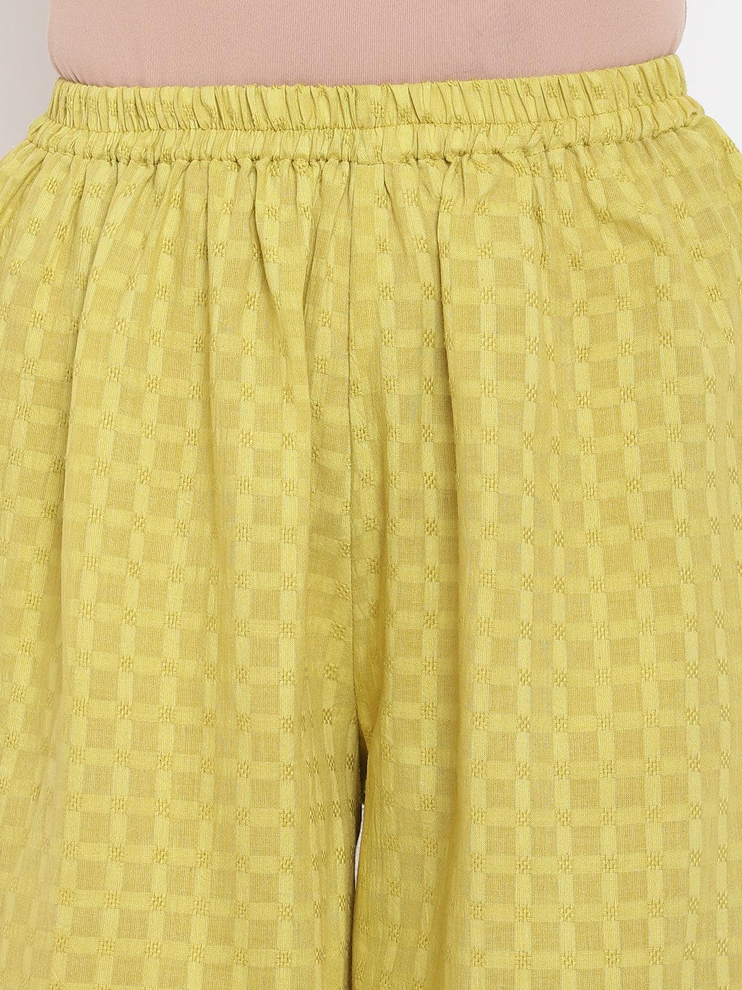trueBrowns Green Cotton Pant