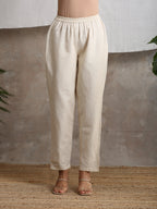 trueBrowns Beige Pure Cotton Pant