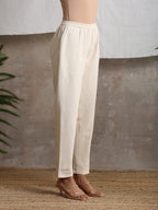 trueBrowns Beige Pure Cotton Pant