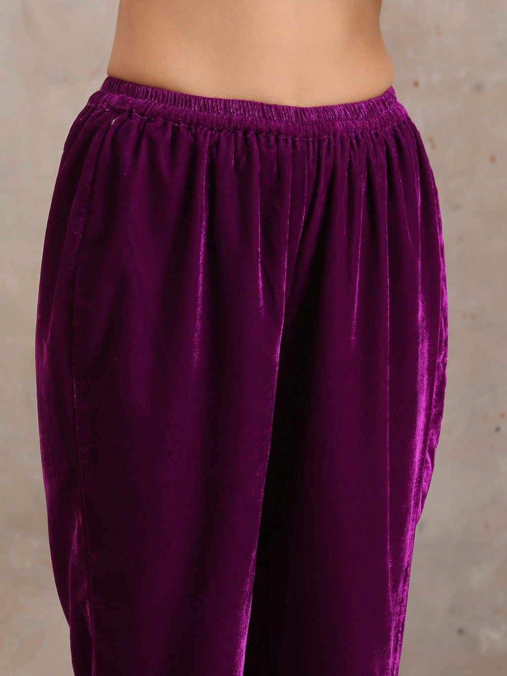 trueBrowns Wine Velvet Pant