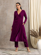 trueBrowns Wine Velvet Pant