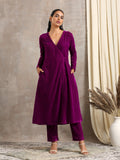 trueBrowns Wine Velvet Angrakha | Relove - Distacart