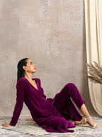 trueBrowns Wine Velvet Angrakha | Relove - Distacart
