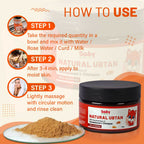 Babyorgano Natural Ubtan Face Pack, Skin Lightening and Tan Removal For Babies