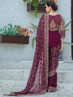 Teeya Creation Wine Color Kasturi Silk Heavy Work Saree