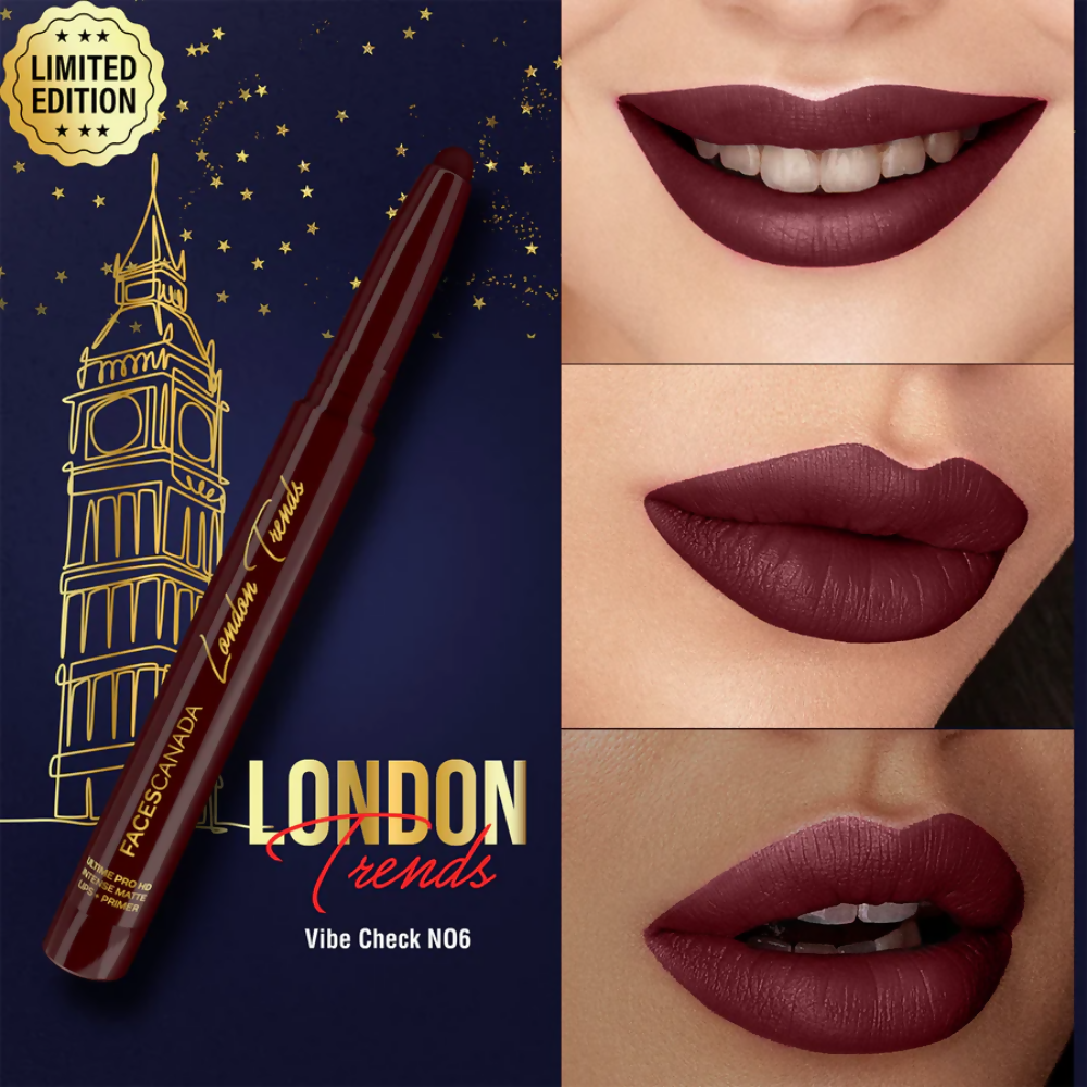 Faces Canada Ultime Pro HD Intense Matte Lips + Primer - Vibe Check N06