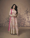 Vastranavya Georgette Digital Print With Sequence Embroidery Stitch Work Side Slit Abaya Style Suit