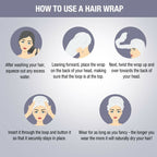 Nykaa Naturals Microfiber Hair Wrap for Frizz Free & Shiny Hair - Grey
