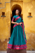 Evanik Pure Chanderi With Thread Work Lehenga Choli - Distacart