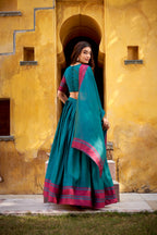 Evanik Pure Chanderi With Thread Work Lehenga Choli - Distacart