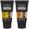 Ponds Men Pollution Out Face Wash For Deep Clean & Men Energy Bright Face Wash For Instant Brightness Combo