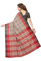 Vamika Cream Cotton Silk Weaving Saree