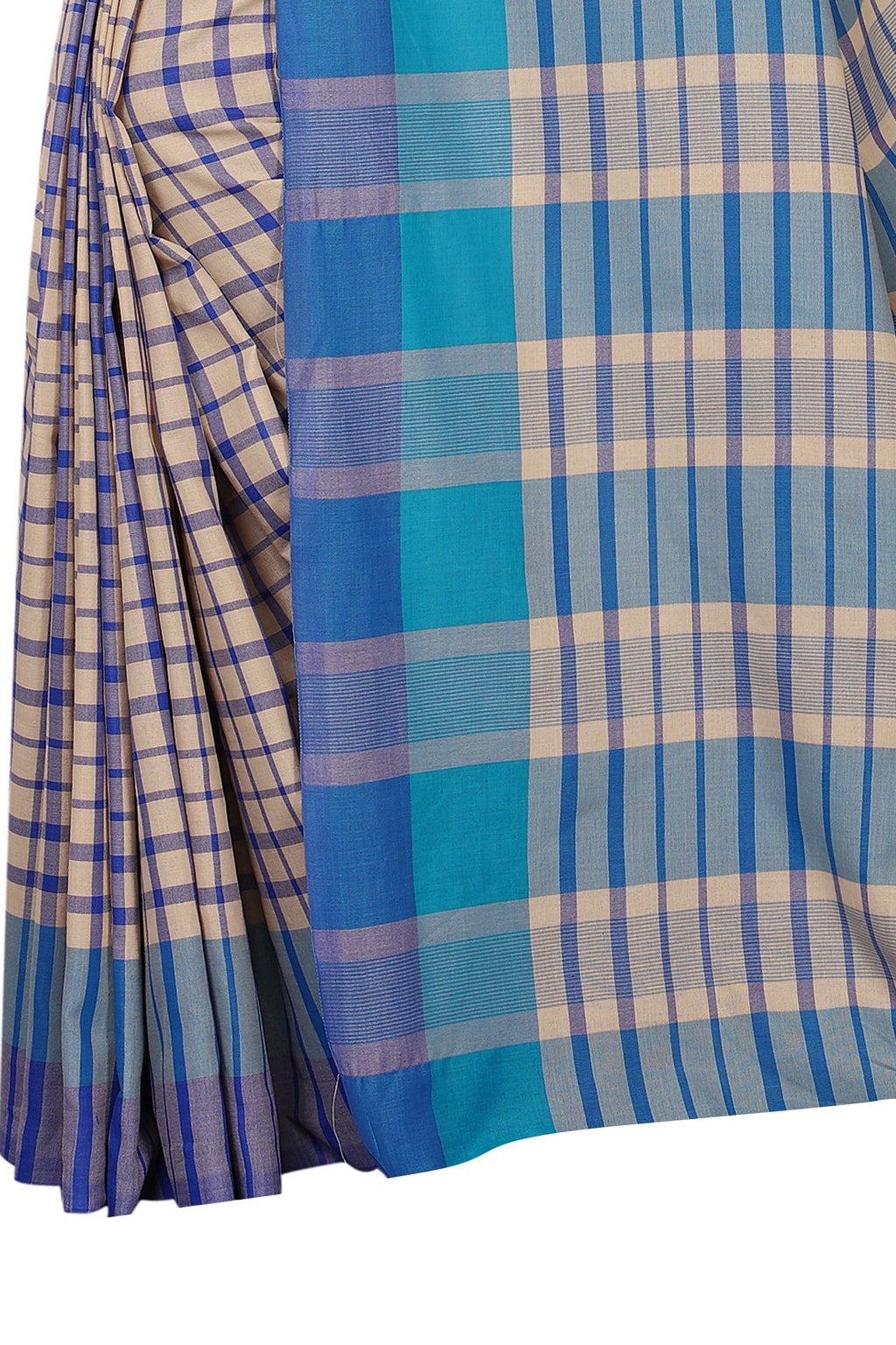 Vamika Cream Cotton Silk Weaving Saree