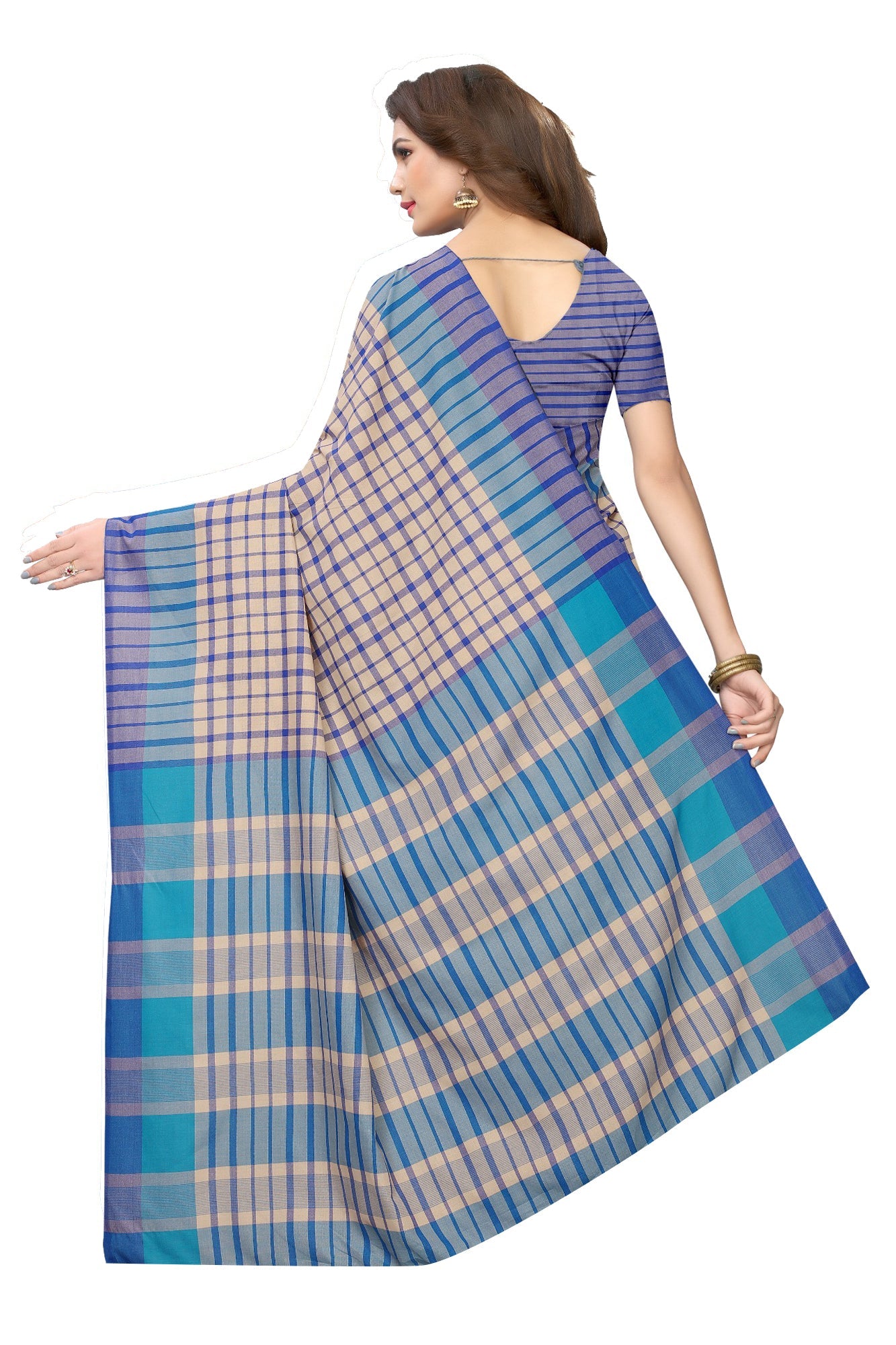 Vamika Cream Cotton Silk Weaving Saree