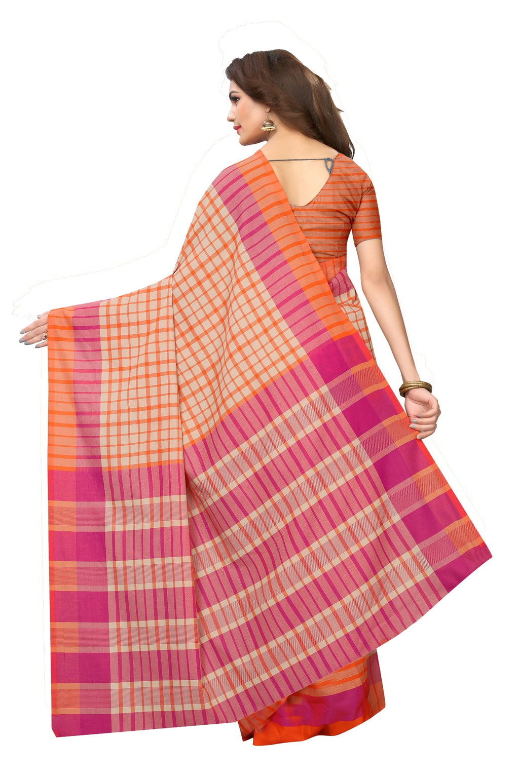 Vamika Cream Cotton Silk Weaving Saree