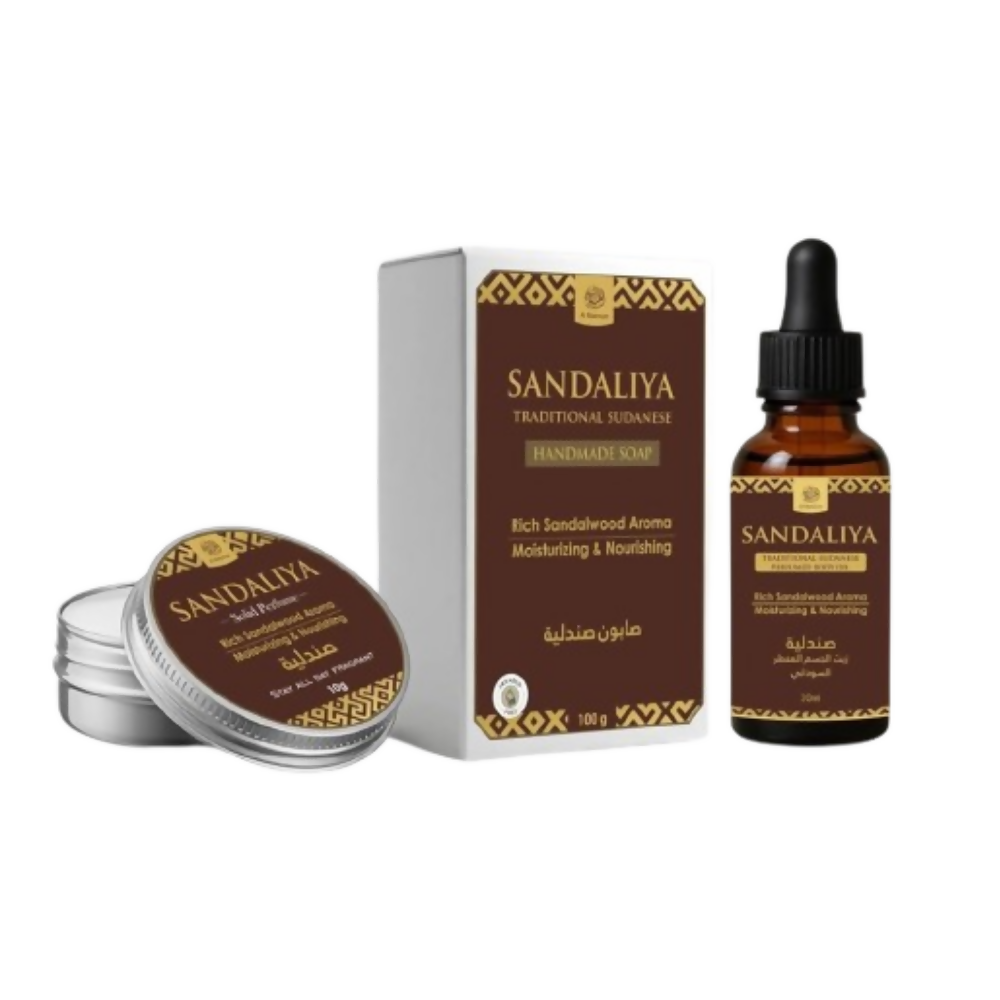 Al Masnoon Sandaliya Body Care Kit Combo