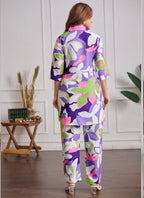 Prazu Fashion Multi Color Printed Cotton Reyon Festival Wear Co-Ord Set - Distacart