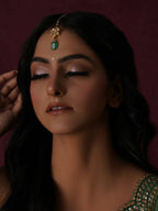 Kundan Maang Tikka (Gold) - Ruby Raang - Distacart