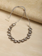 Kundan with Diamond Details Neckpiece- Ruby Raang