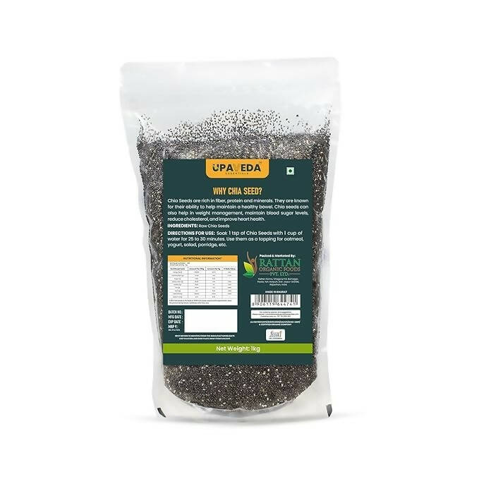 Upaveda Raw Chia Seeds - Distacart