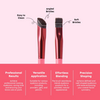 Gleva Multi-Function Eyebrow Brush - Pink