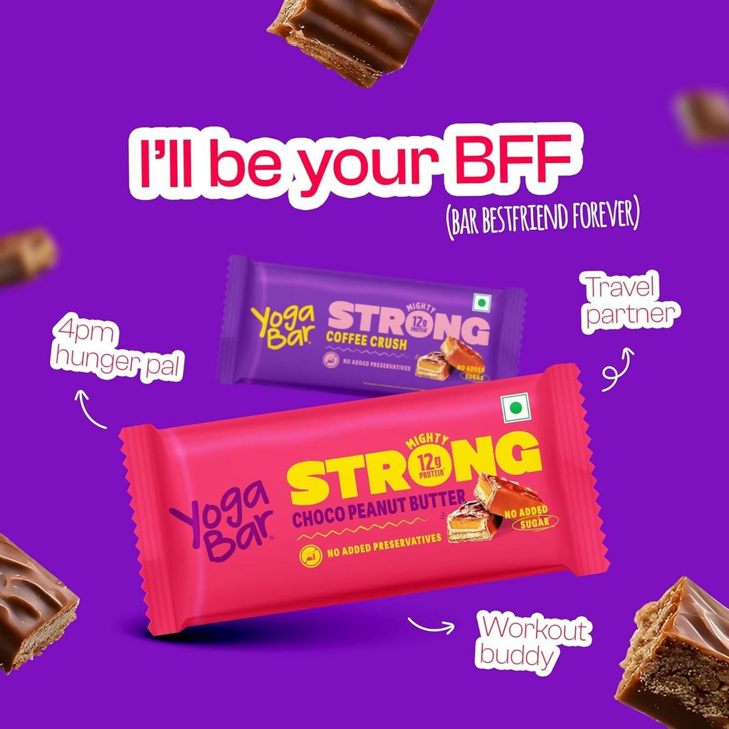 Yoga Bar Strong Choco Peanut Butter Bar - Distacart