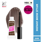 NYX Professional Makeup The Brow Glue Instant Long-Hold Eyebrow Styler - Brown