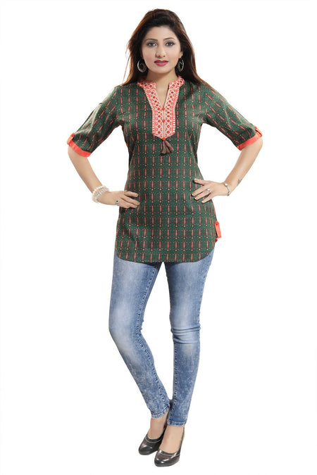 Snehal Creations Short Rayon Kurti