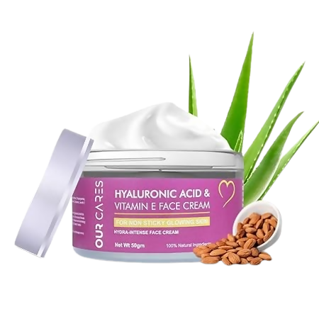 Our Cares Face Cream with Hyaluronic Acid & Vitamin E