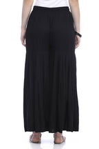 Mominos Fashion Reyon Cotton Black Palazzo For Girls - Distacart