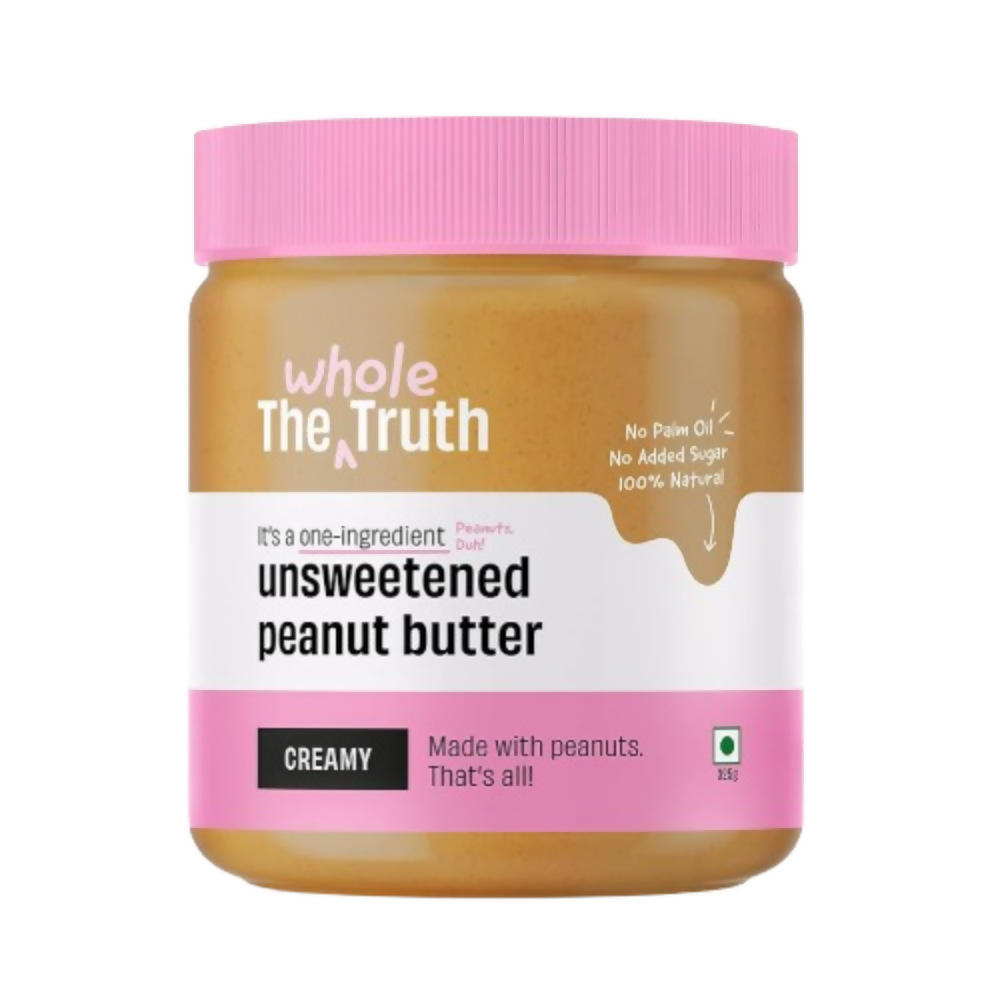 The Whole Truth Unsweetened Peanut Butter - Creamy - Distacart