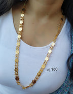 Gold-Polished Alloy Brass Beaded Matarmala Chain - The Pari