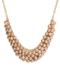 Gold-Toned Alloy Pearl Studded Necklace - The Pari