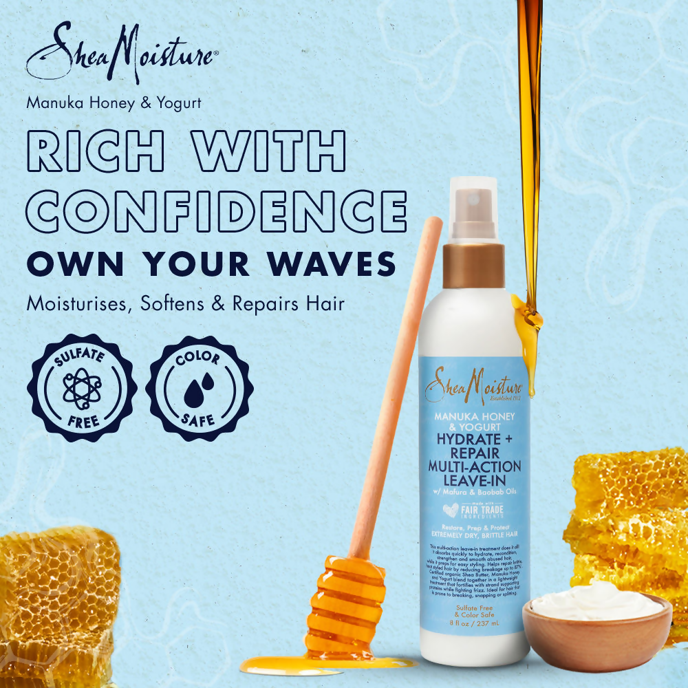 Shea Moisture Hydrate + Repair Multi-Action Leave-In Spray Treatment