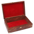 Nizalia Carved Motif Of Flora Handmade Jewellery Box