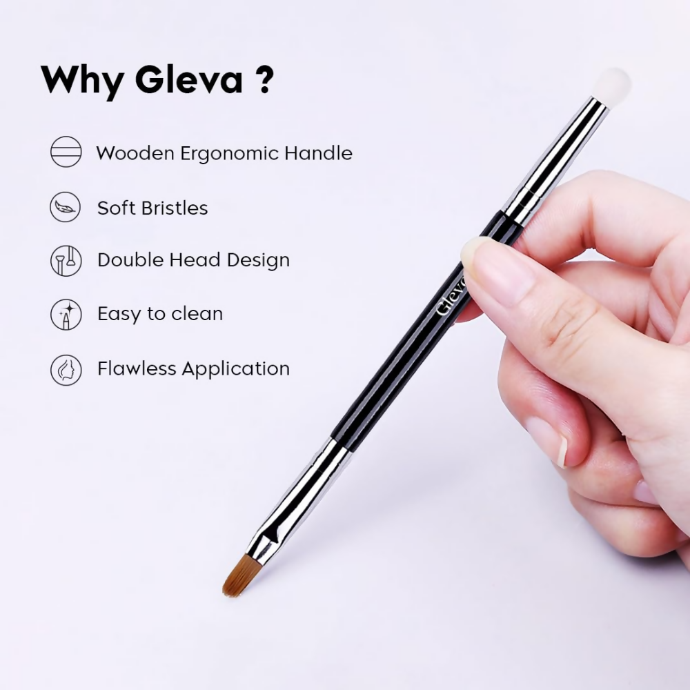 Gleva Concealer Brush Under Eye Mini Dual