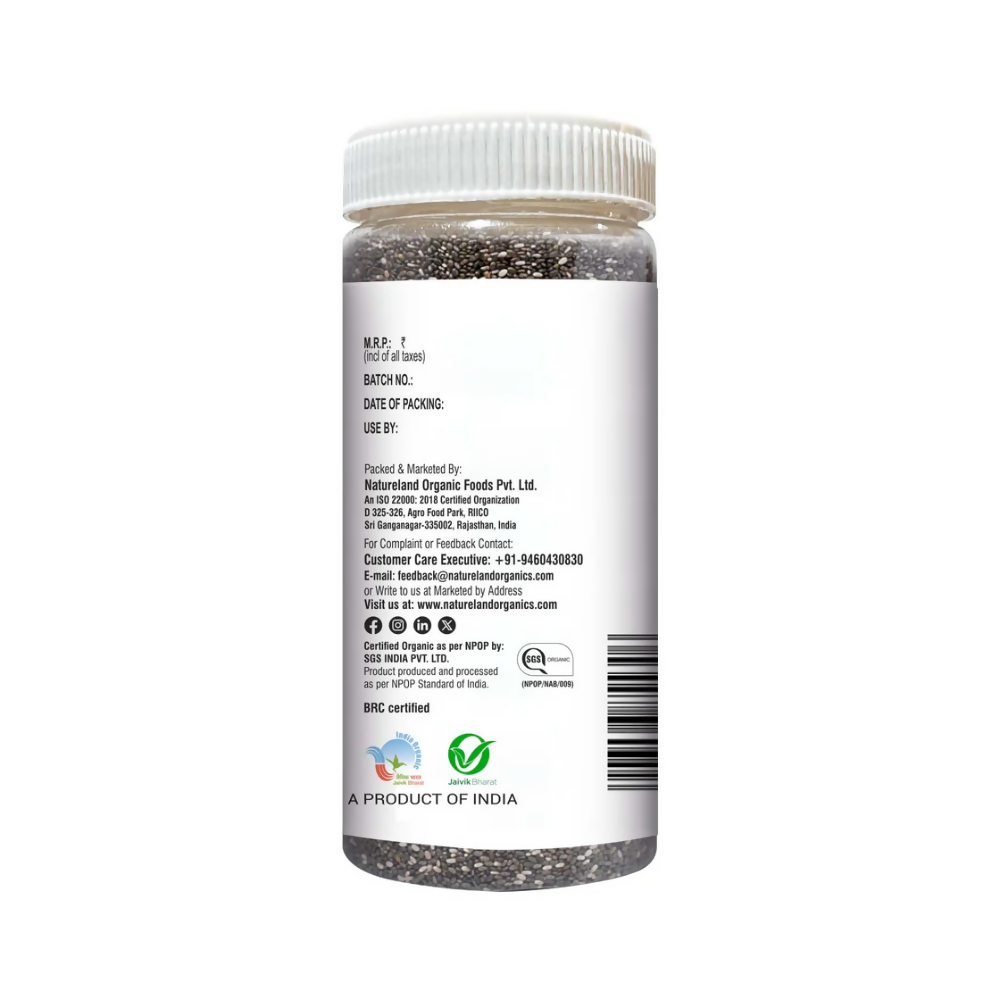 Nature Land Organics Edible Chia Seeds