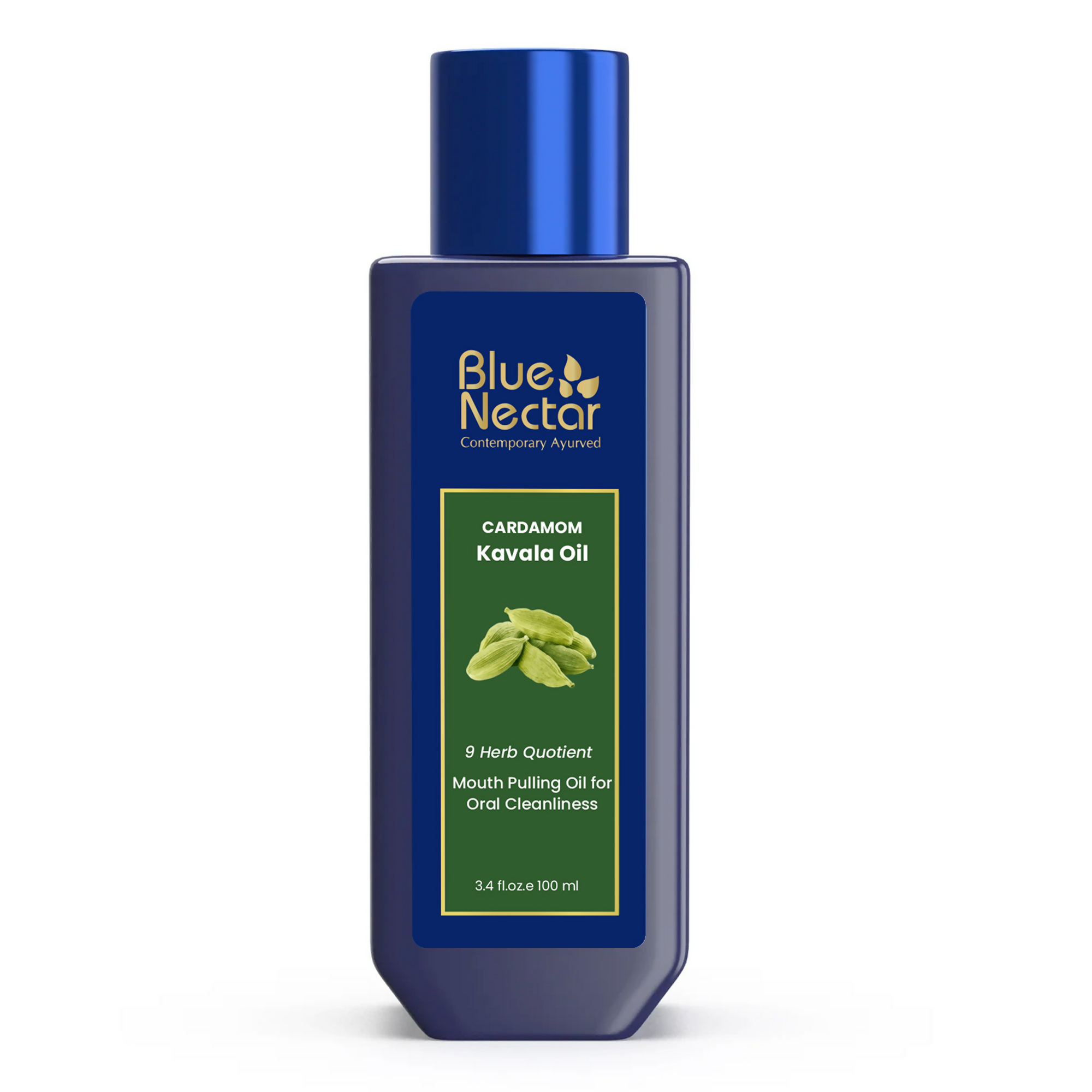 Blue Nectar Cardamom Mint Oil Pulling For Mouth