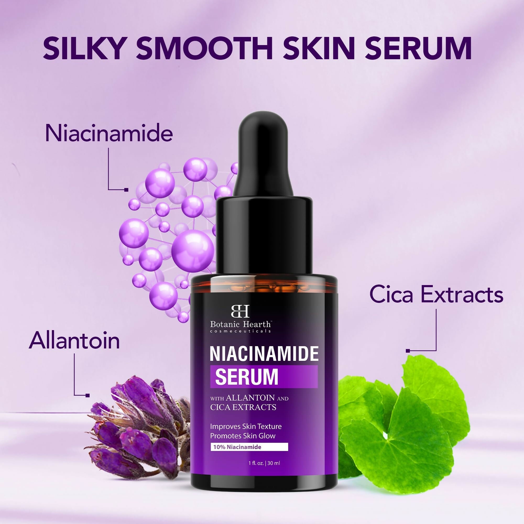 Botanic Hearth 10% Niacinamide Face Serum Minimize Pores, Correct Dark Spots, Even Skin Tone