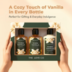 The Love Co. Warm Vanilla Bath & Body Gift Set Kit