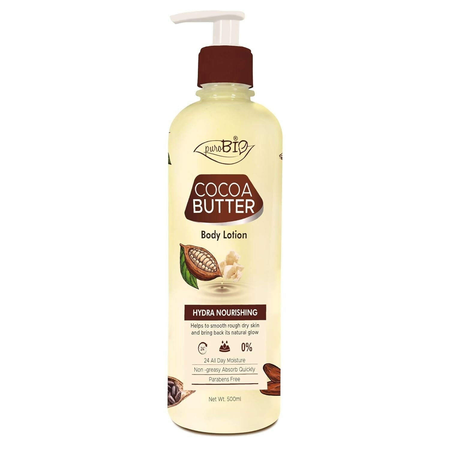 Purobio Cocoa butter Body Lotion with Hydra Nourishing