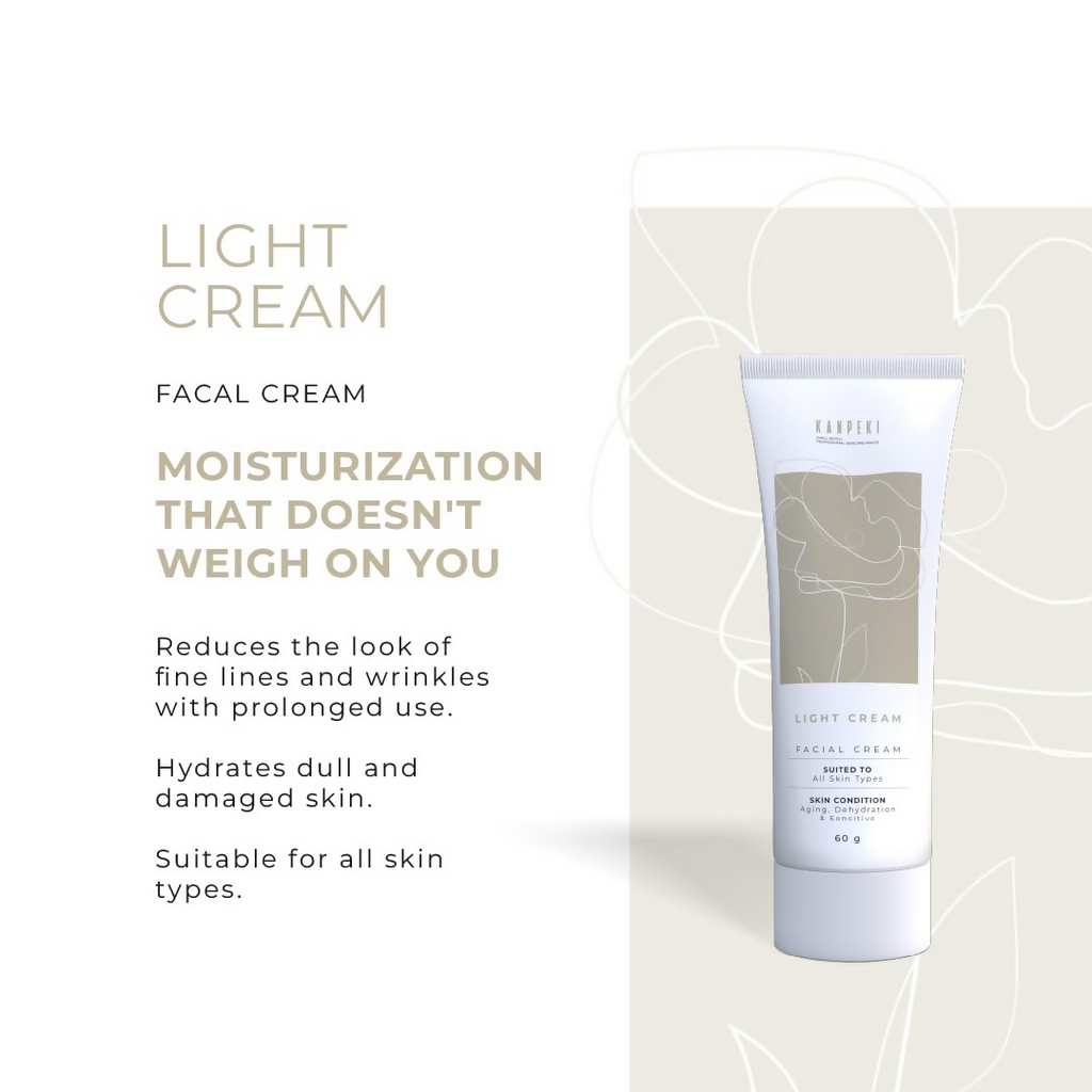 Kanpeki Light Facial Cream Counteracts Signs of Ageing