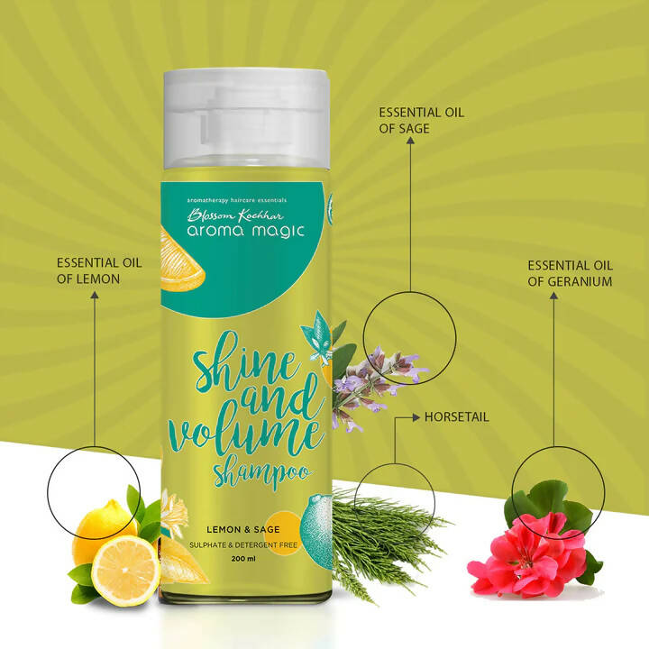 Blossom Kochhar Aroma Magic Shine Volume Shampoo - Distacart
