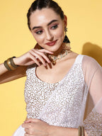 Ahalyaa women's wear Traditional wear lehenga choli - White