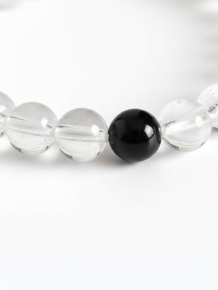 NVR Unisex White Crystal Evil Eye Bracelet - Distacart