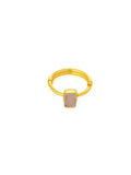 Natural Stone Pink Ring - Ruby Raang