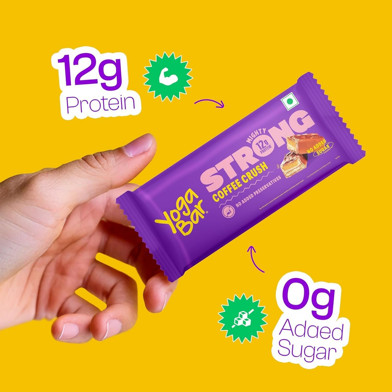 Yoga Bar Variety Pack 12 grams Strong Protein Bars - Distacart